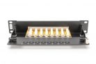 Digitus 8-port Patch Panel 1U Black