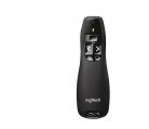 Logitech R400 Laser Presentation Remote Wireless Presenter Red Laser Black