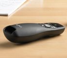 Logitech R400 Laser Presentation Remote Wireless Presenter Red Laser Black