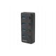 natec Mantis HUB USB 3.0 Black