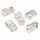 Gembird RJ45/LC-8P8C-001/10 Modular plug 8P8C for solid CAT5 LAN cable UTP 10 pcs per bag