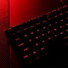 Redragon Surara Pro Red LED Backlight Mechanical Gaming Keyboard with Ultra-Fast V-Optical Blue Switches Black HU