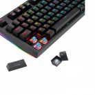 Redragon Amsa-Pro Mechanical Gaming RGB Wired Keyboard with Ultra-Fast V-Optical Blue Switches Black HU