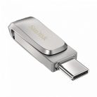 Sandisk 256GB Ultra Dual Drive Luxe USB Type-C Flash Drive Silver