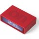 Lexon Flip+ LCD Alarm Clock Rubber Red