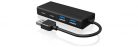 Raidsonic IcyBox IB-HUB1426-U3 USB3.0 Hub Type-A to 2xType-C and 2x Type-A ports Black