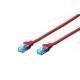 Digitus CAT5e U-UTP Patch Cable 10m Red