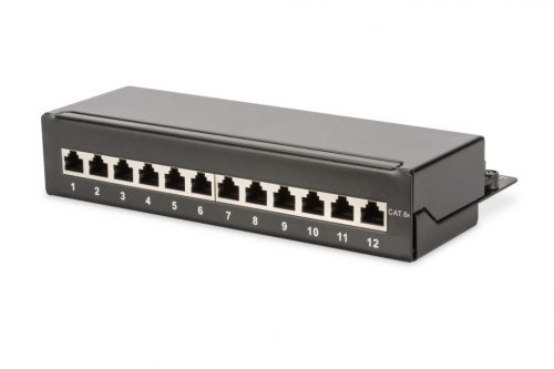 Digitus 12-port Patch Panel 1U Black