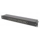 Digitus 16-port Patch Panel 1U Black