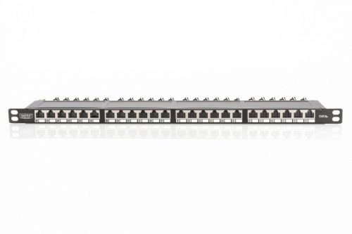 Digitus 24-port Patch Panel 0,5U Black