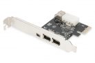 Digitus IEEE 1394a Interface Card, PCIexpress, 3 Port