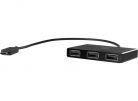 HP USB-C to USB-A Hub 3port Black