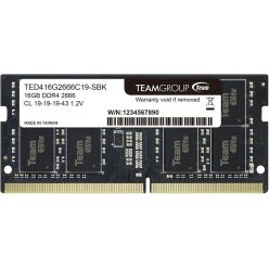 TeamGroup 16GB DDR4 2666MHz SODIMM Elite