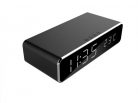 Gembird DAC-WPC-01 Digital alarm clock with wireless charging function Black