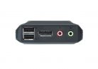 ATEN CS22DP 2-Port USB DisplayPort Cable KVM Switch with Remote Port Selector