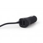 Gembird EG-4U-CAR-01 Pure Power 4-Port Car Charger Black