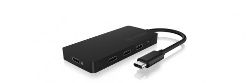 Raidsonic IcyBox IB-HUB-1429-CPD 4-Port USB3.1 Type-C Hub Black