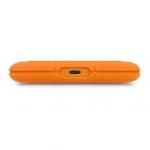 LaCie 500GB USB3.2/USB Type-C Rugged Orange