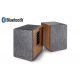 wavemaster  Base Bluetooth Speaker System Wood/Grey