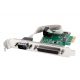 Gembird PEX-COMLPT-01 COM serial port + LPT port PCI-Express add-on card, with extra low-profile bracket