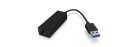 Raidsonic IcyBox IB-AC501a USB 3.0 to Gigabit Ethernet Adapter Black