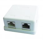 Gembird NCAC-HS-SMB2 Two jack surface mount box with 2 CAT5e half-shielded keystone jacks