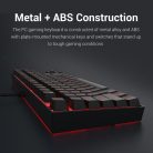 Redragon Kumara 2 Red LED Backlight Red Mechanical Gaming Keyboard Black HU