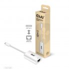 Club3D USB3.2 Gen1 Type-C to Gigabit Ethernet Adapter White