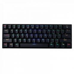   Redragon Draconic Compact RGB Wireless Blue Mechanical Tenkeyless Designed Bluetooth Gaming Keyboard Black HU