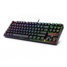 Redragon Kumara RGB Backlight Mechanical Gaming Keyboard Blue Switches Black HU Bemutató darab