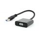 Gembird AB-U3M-VGAF-01 USB3.0 to VGA video adapter Black