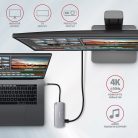 AXAGON HMC-6M2 SuperSpeed USB-C Combo 6in1 Hub