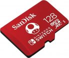 Sandisk 128GB microSDXC Class 10 UHS-1 U3 A1 For Nintendo Switch adapter nélkül