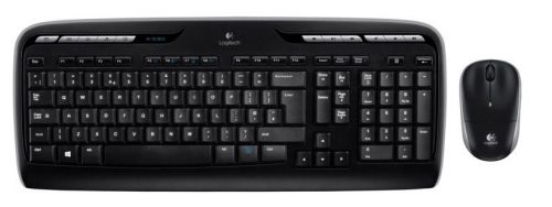 Logitech MK330 Wireless billentyűzet + optikai egér Black DE