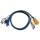 ATEN USB KVM Cable with 3 in 1 SPHD and Audio 1,8m Black