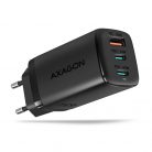 AXAGON ACU-DPQ65 QC4 + USB-C PD Wall Charger Black