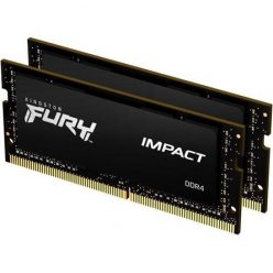   Kingston 16GB DDR4 3200MHz Kit(2x8GB) SODIMM Fury Impact Black