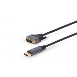   Gembird CC-DPM-DVIM-4K-6 DisplayPort to DVI-D (Dual Link) (24+1) Premium Series adapter cable 1,8m Black