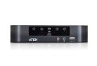 ATEN 4-Port USB Mini DisplayPort/Audio Dual Display KVMP Switch + Cables