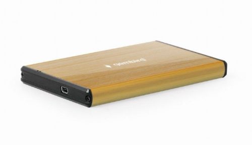 Gembird EE2-U3S-3-GL USB3.0 2,5" Enclosure Aluminium Gold