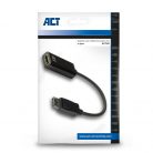 ACT AC7555 DisplayPort to HDMI adapter Black