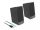 DeLock Stereo 2.0 PC Speaker with 3.5 mm stereo jack male and USB powered Black