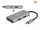 DeLock External USB 3.2 Gen 2 USB Type-C Hub with 3x USB Type-A and 1x USB Type-C Silver