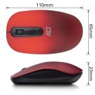 ACT AC5115 Wireless mouse Red