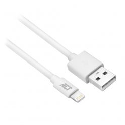 ACT AC3011 USB to Lightning charging/data cable 1m White