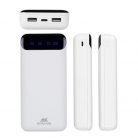 RivaCase VA2280 20000mAh LCD PowerBank White