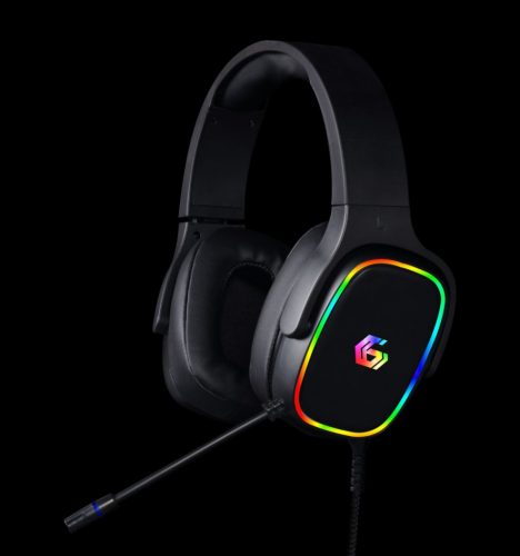 Gembird USB 7.1 Surround Gaming Headset with RGB Black