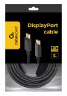 Gembird DisplayPort 1.2 - DisplayPort 1.2 M/M 4K cable 5m Black