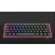 Redragon Fizz Pro black, wired&2.4G&BT Mechanical Keyboard, RGB, brown switch Black HU