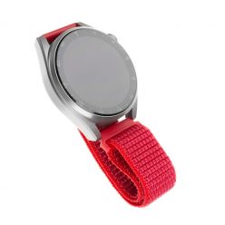 FIXED Nylon szíj Smartwatch 20mm széles, Piros